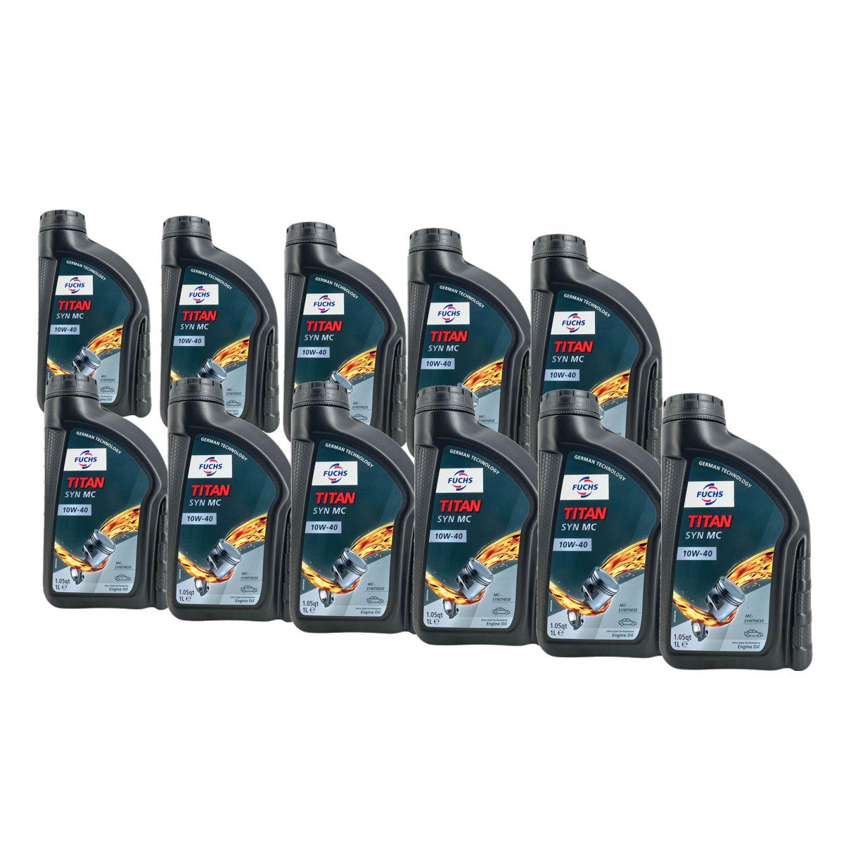 Fuchs Titan Syn MC 10W-40 11x1 Liter
