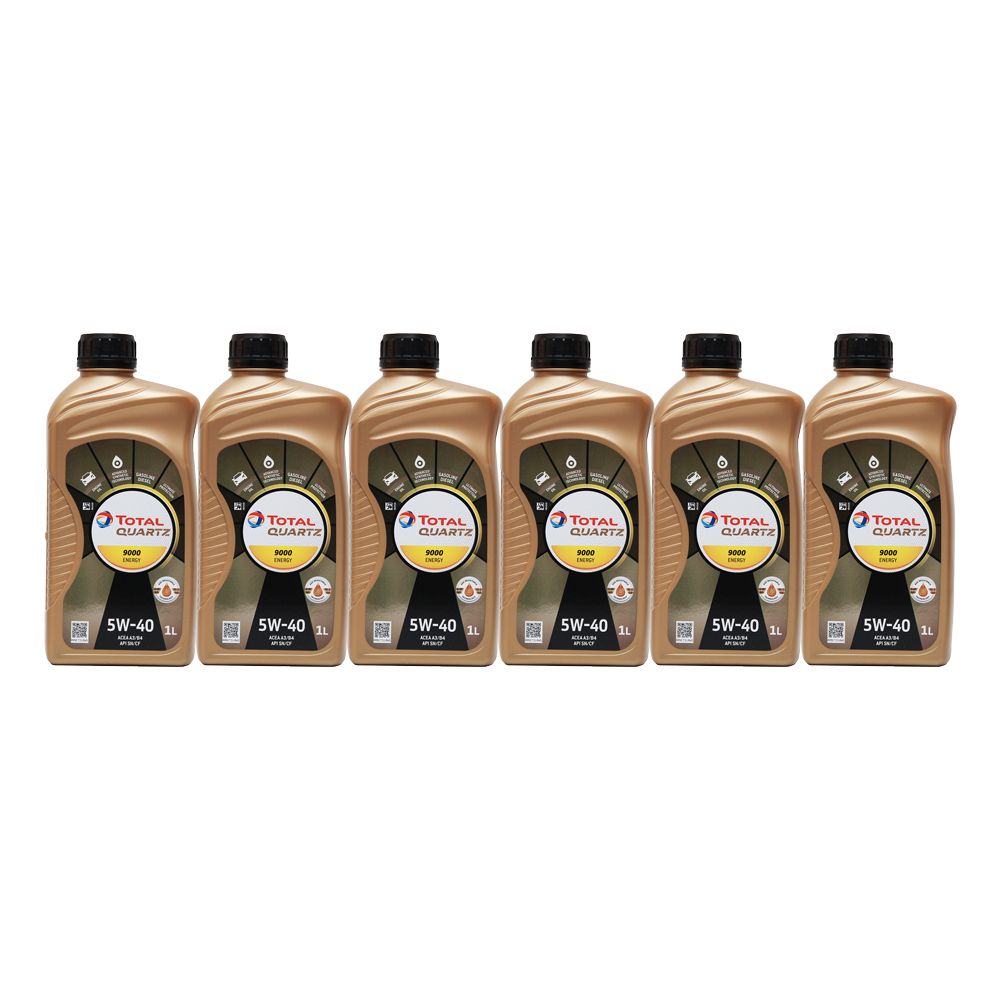 Total Quartz 9000 Energy 5W-40 6x1 Liter