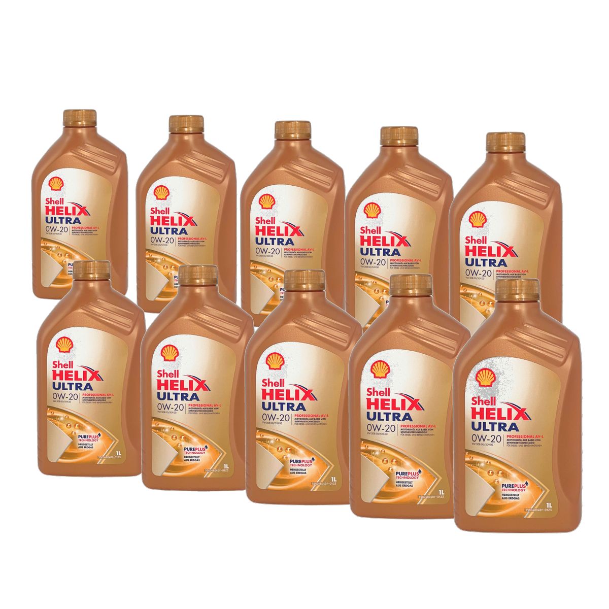 Shell Helix Ultra Professional AV-L 0W-20 10x1 Liter