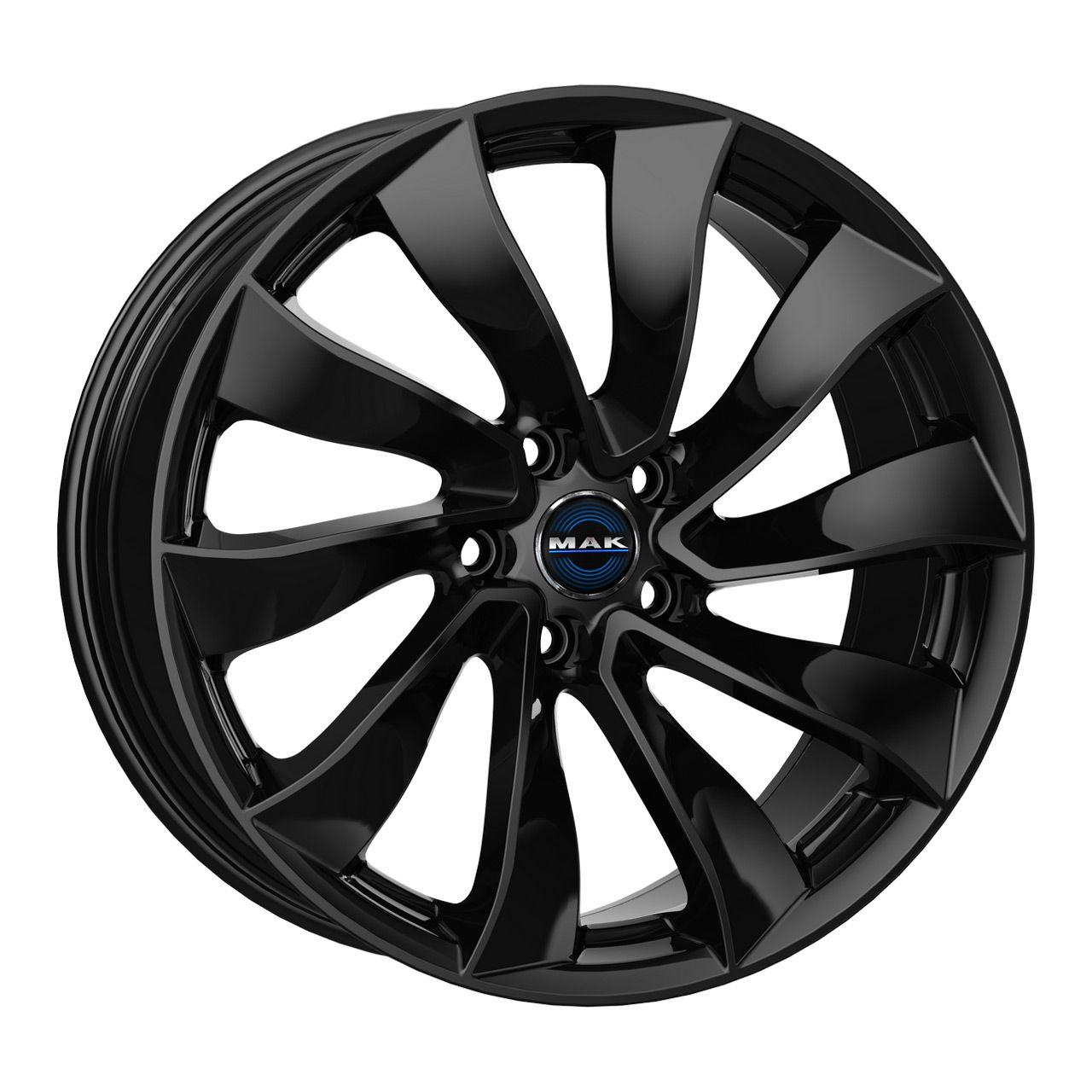 MAK SOLAR gloss black 8.5Jx19 5x114.3 ET38
