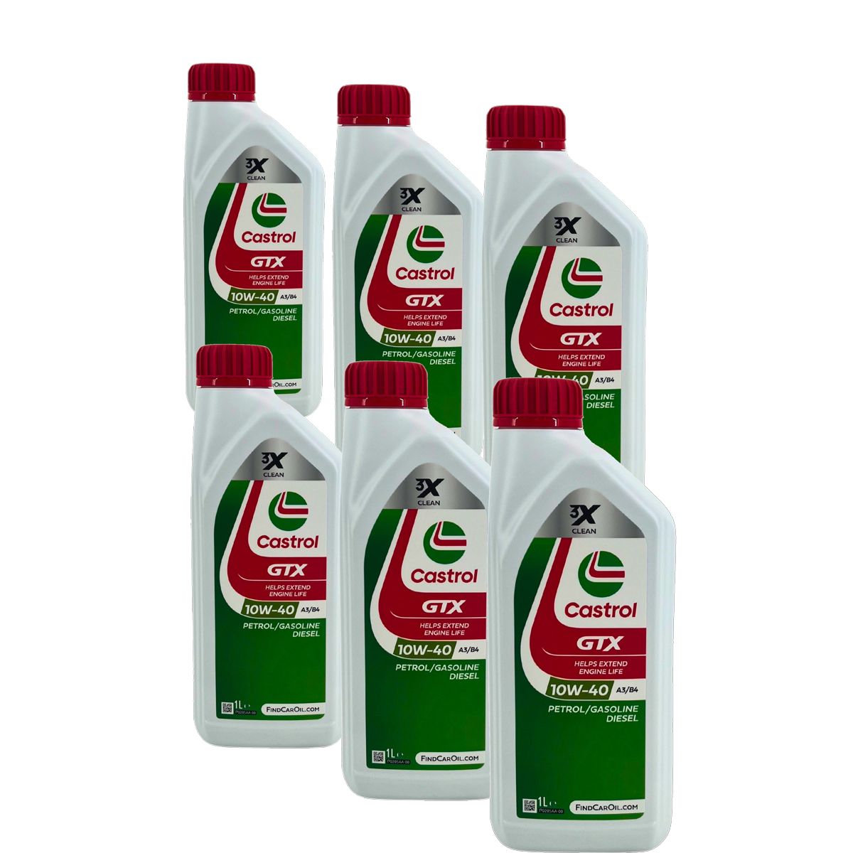 Castrol GTX 10W-40 A3/B4 6x1 Liter