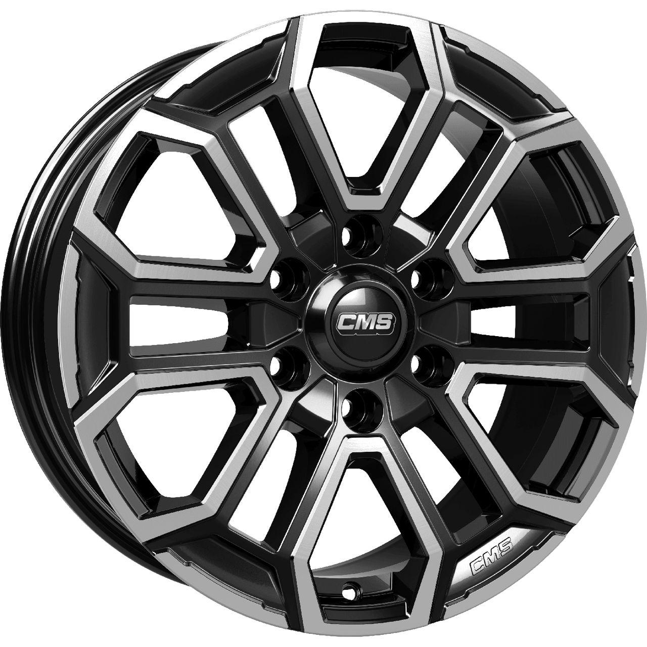 CMS C35-DB ECE diamant schwarz glanz 7.5Jx17 6x139.7 ET38