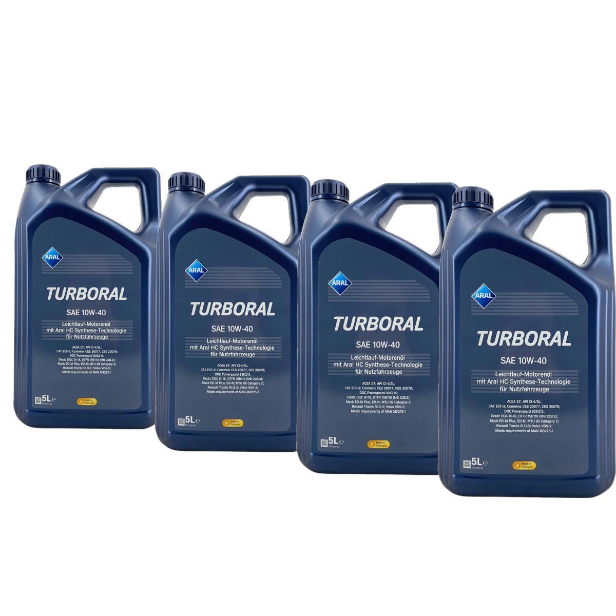 Aral Turboral 10W-40 4x5 Liter