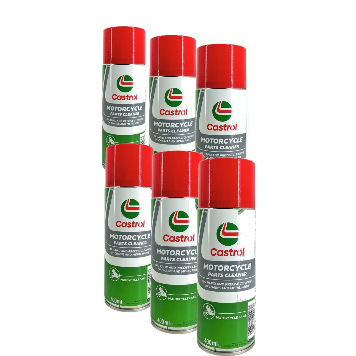 Castrol Motorcycle Parts Cleaner Teilereinigungsspray 6x400 ML