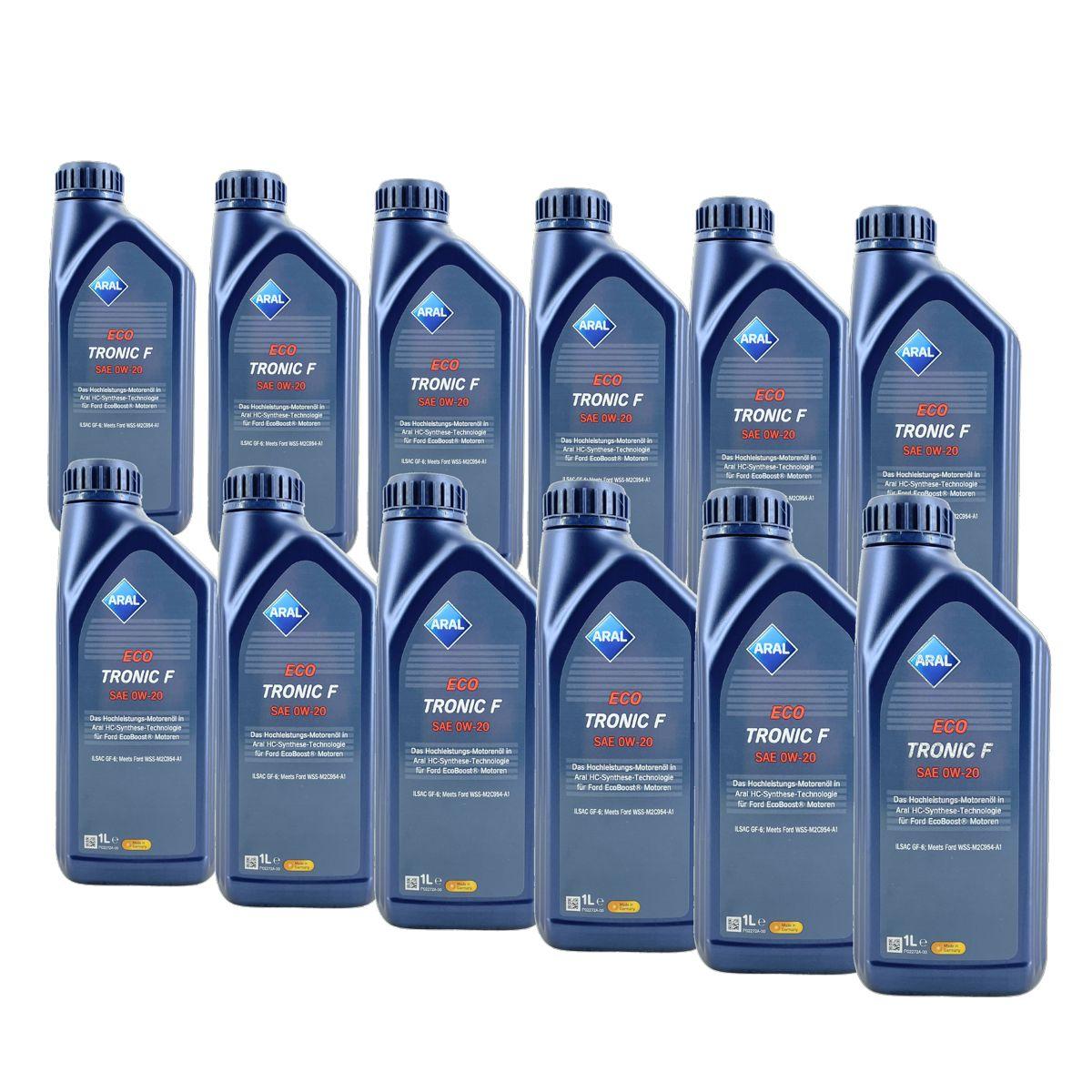 Aral EcoTronic F 0W-20 12x1 Liter