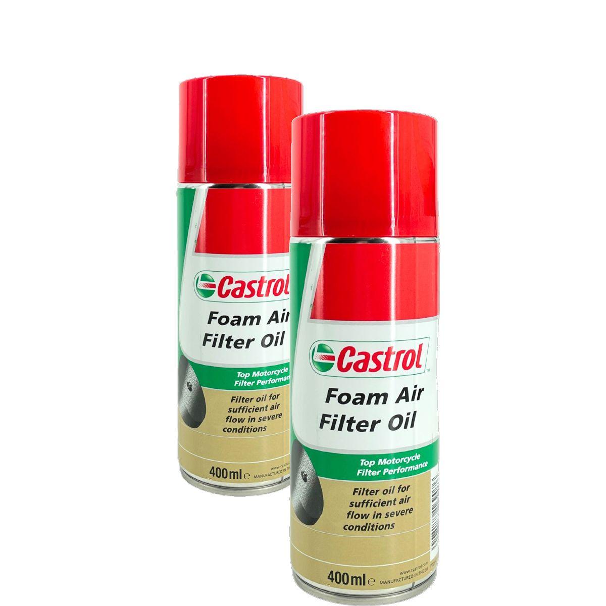 Castrol Foam Air Filter Oil / Luftfilteröl Spray 2x400 ML