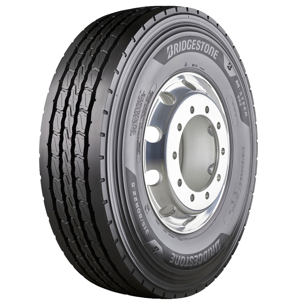 BRIDGESTONE 315/80 R 22.5 TL 156/150K M-STEER 002 M+S 3PMSF RFID