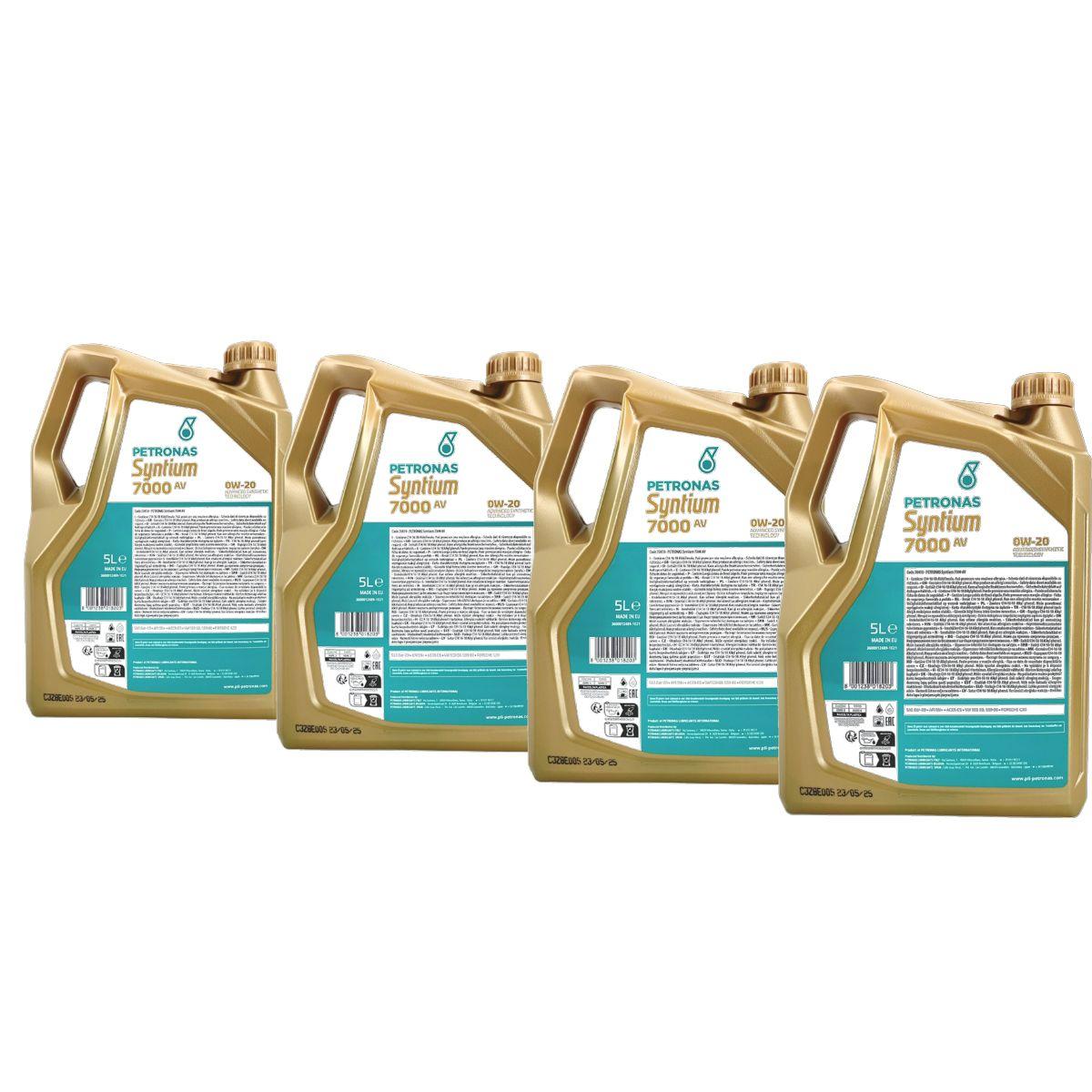 Petronas Syntium Supreme AV 0W-20 4x5 Liter