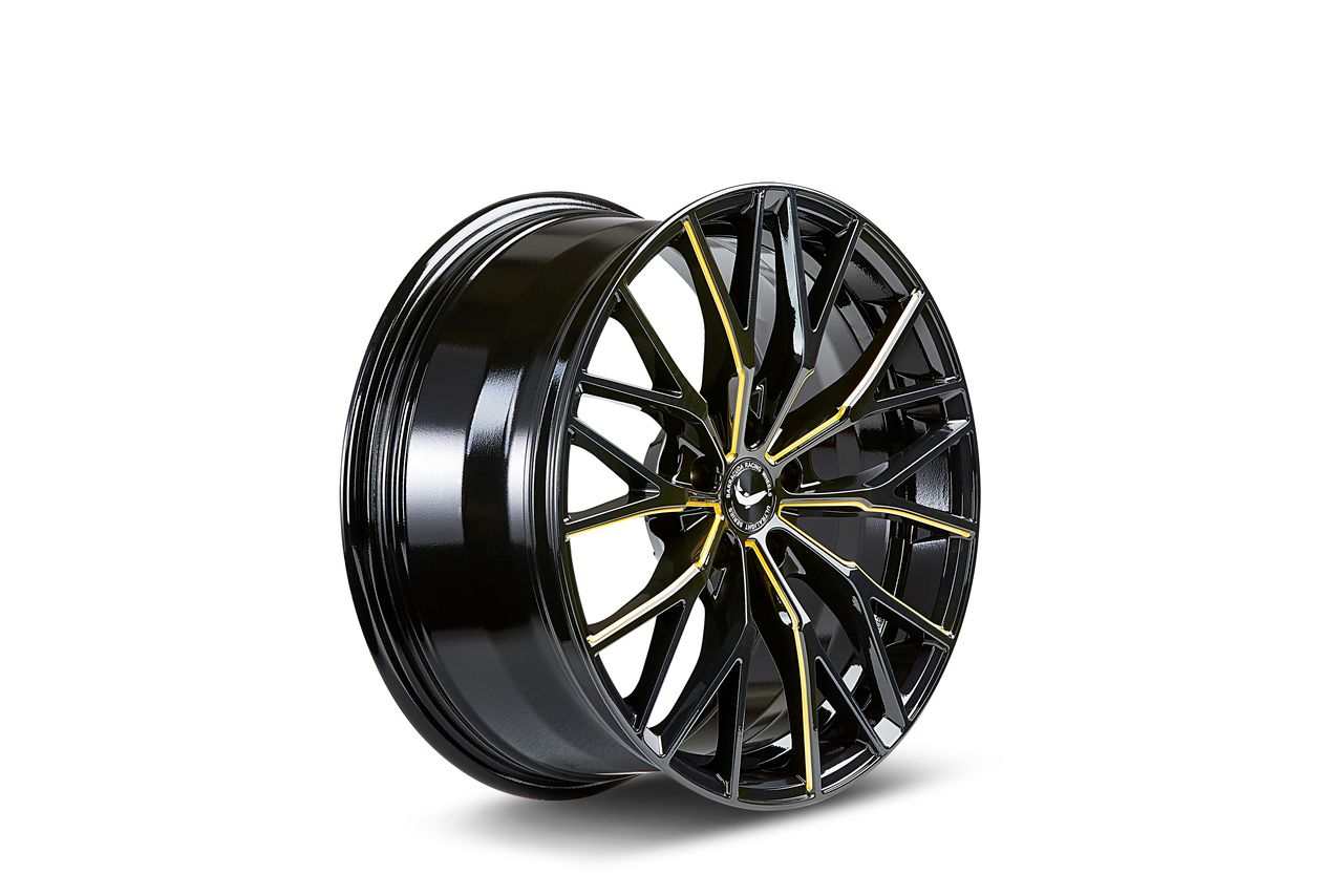 BARRACUDA PROJECT 3.0 black gloss flashgold 8.5Jx19 5x120 ET32