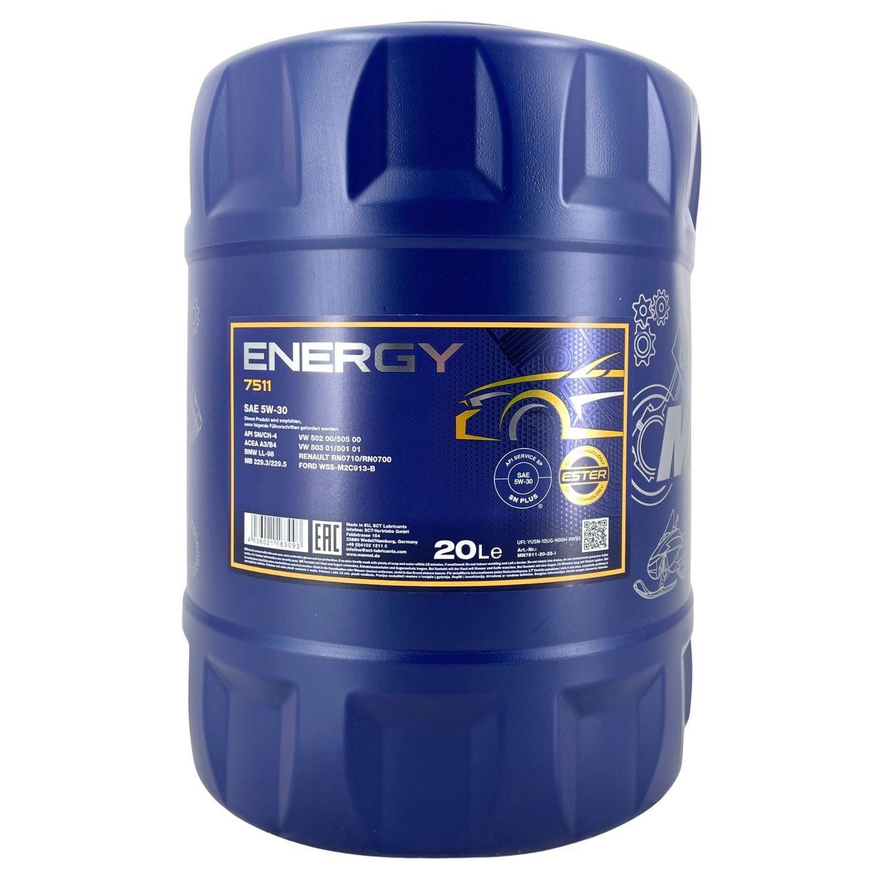 Mannol Energy 5W-30 20 Liter
