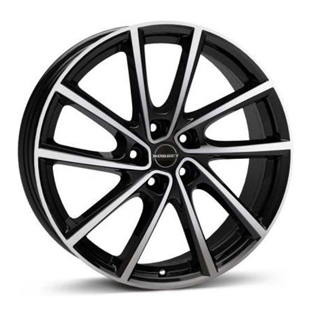 BORBET DESIGN V black glossy 7.0Jx18 5x114.3 ET38