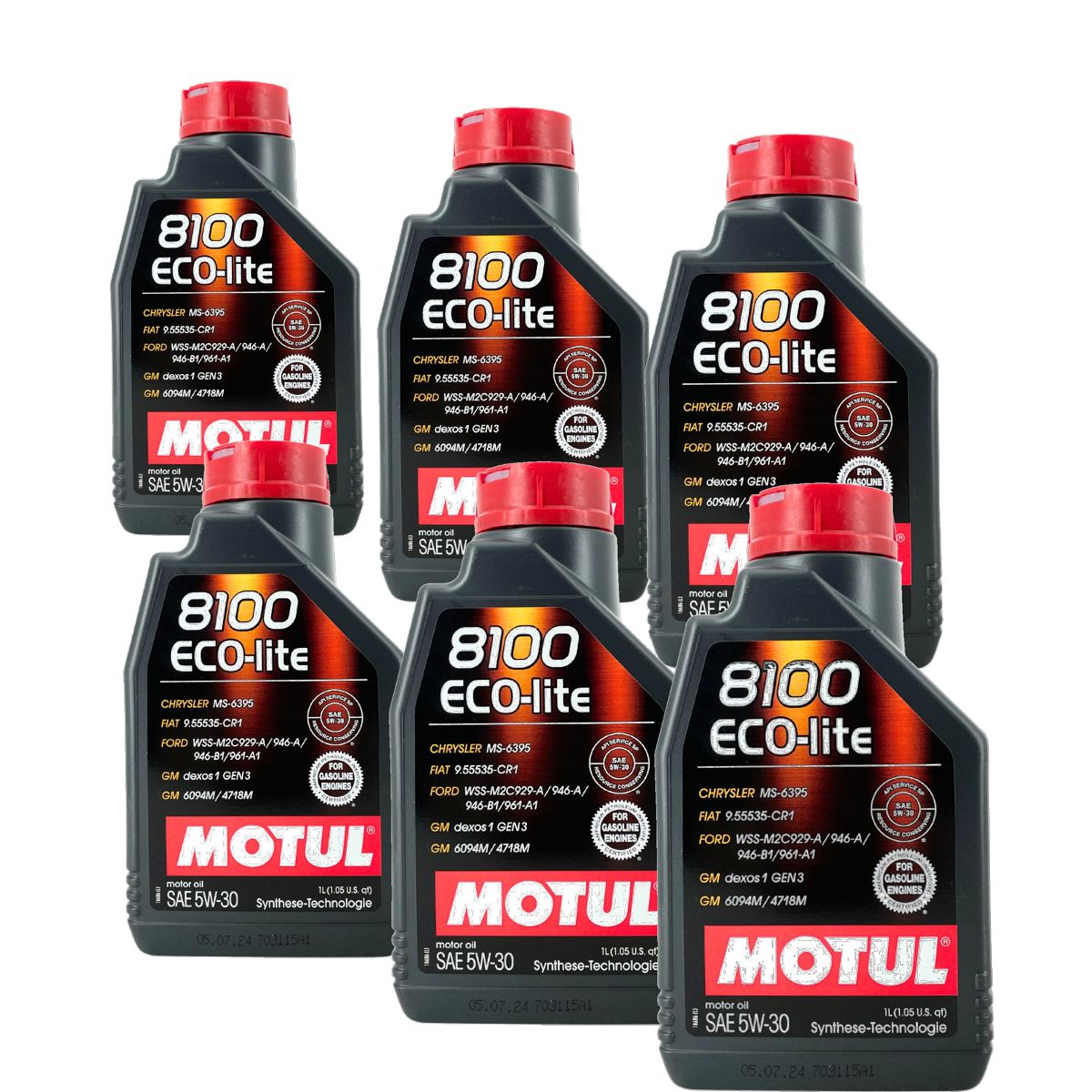 Motul 8100 Eco-lite 5W-30 6x1 Liter