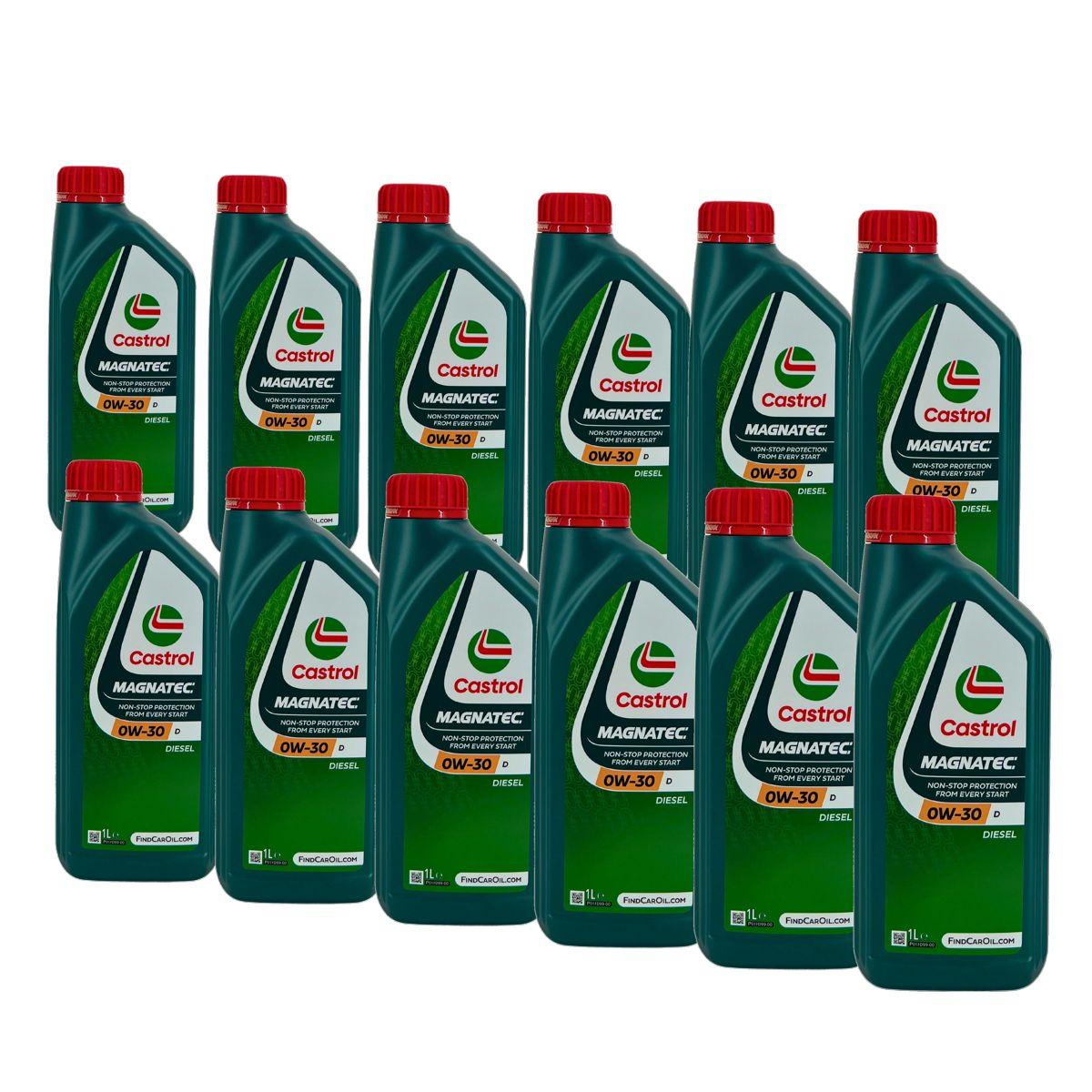 Castrol Magnatec 0W-30 D  12x1 Liter
