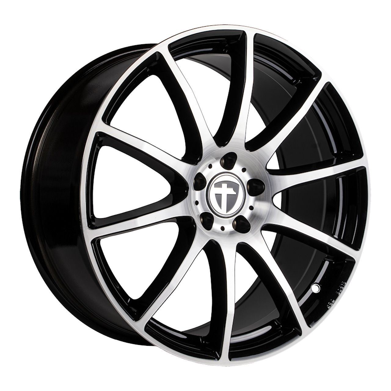 TOMASON TN1 FLOW black polished 8.0Jx19 5x112 ET35