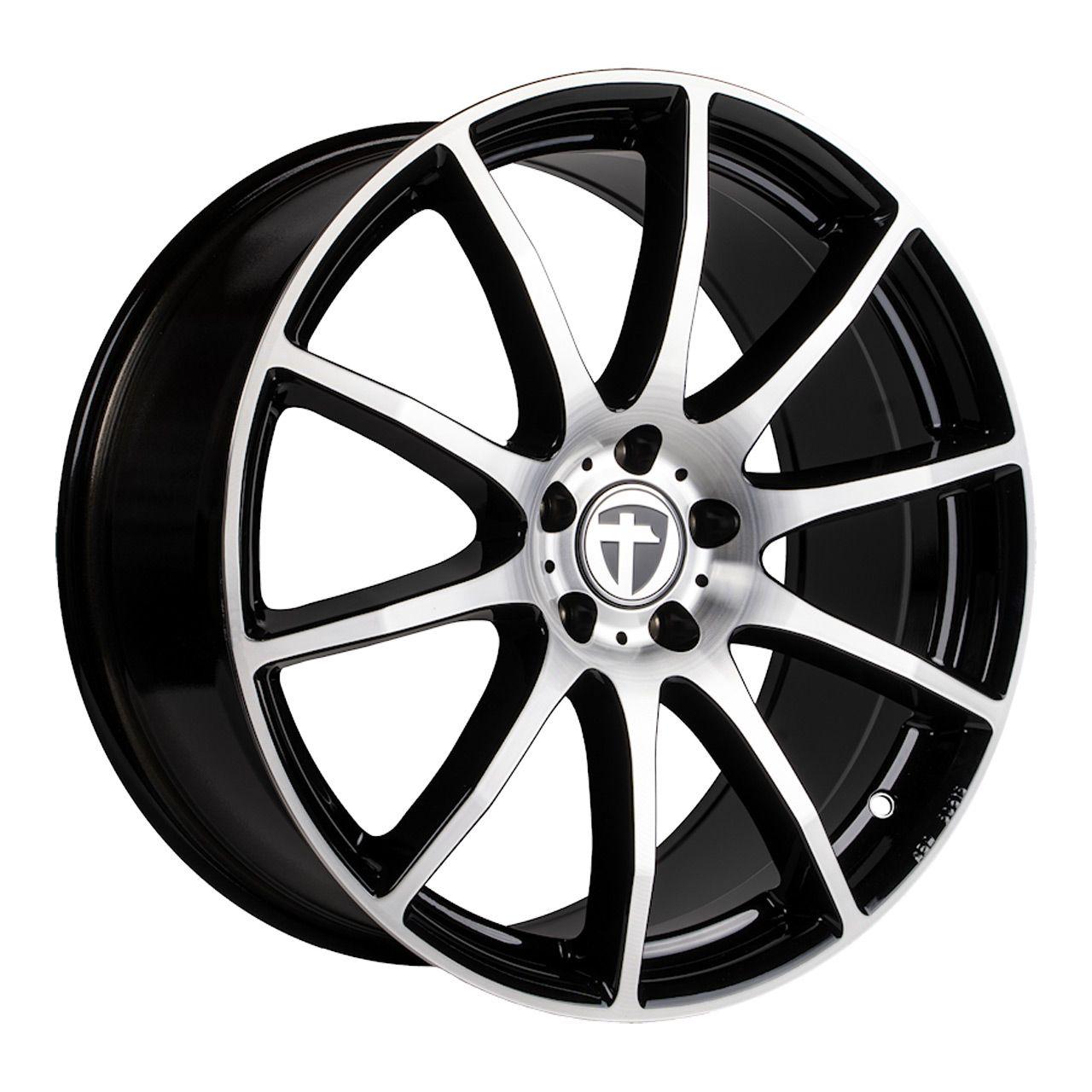 TOMASON TN1 FLOW black polished 8.0Jx19 5x112 ET35