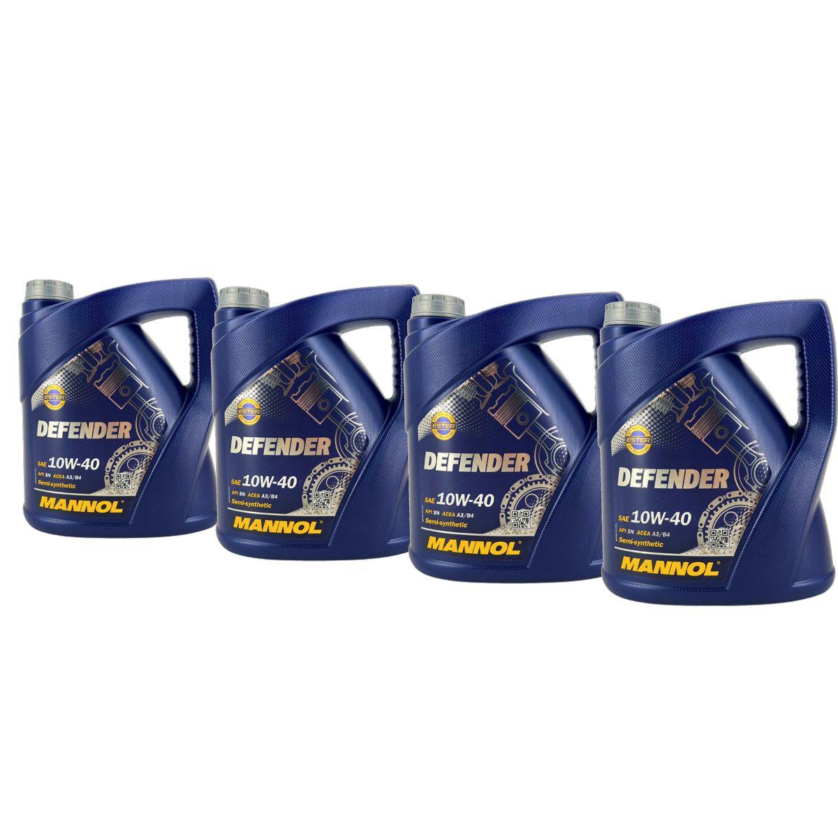 Mannol Defender 10W-40 4x4 Liter