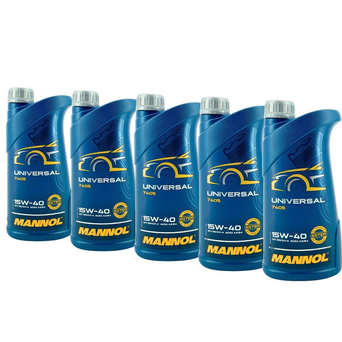 Mannol Universal 15W-40 5x1 Liter