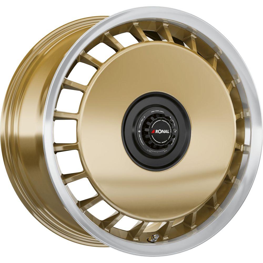 RONAL RONAL R50 REV-B racing gold-hornkopiert 8.0Jx18 5x100 ET35
