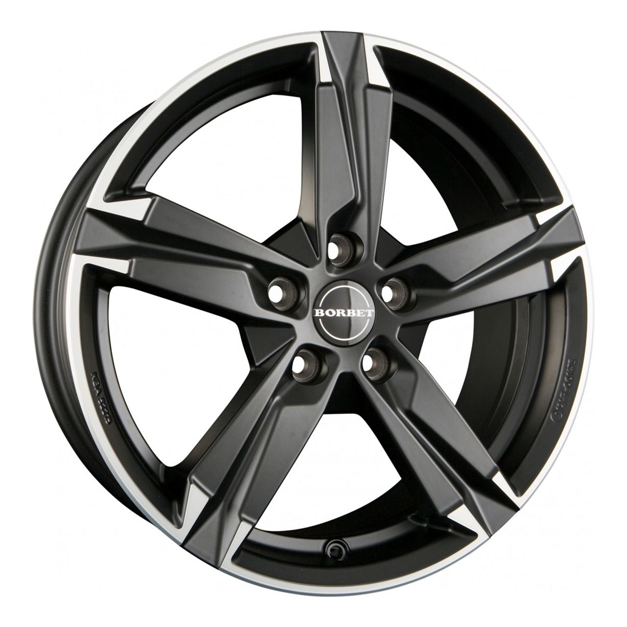 BORBET DESIGN T10 matt black polished 7.0Jx17 5x108 ET42