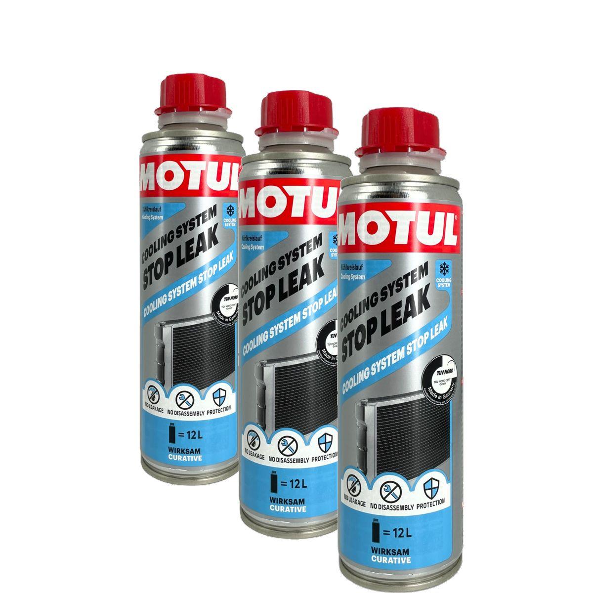 Motul Radiator Stop Leak Kühlerdichtungsmittel 3x300 ML