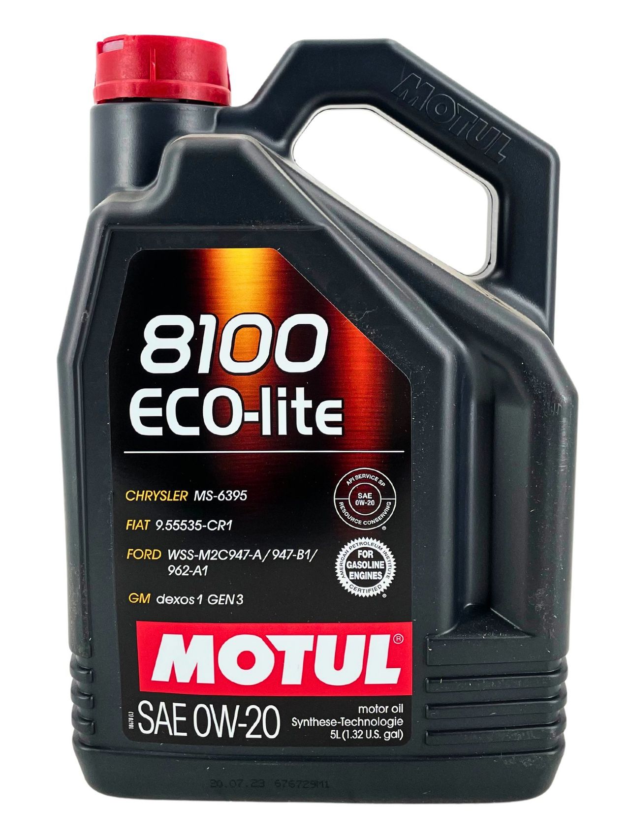 Motul 8100 Eco-Lite 0W-20 5 Liter
