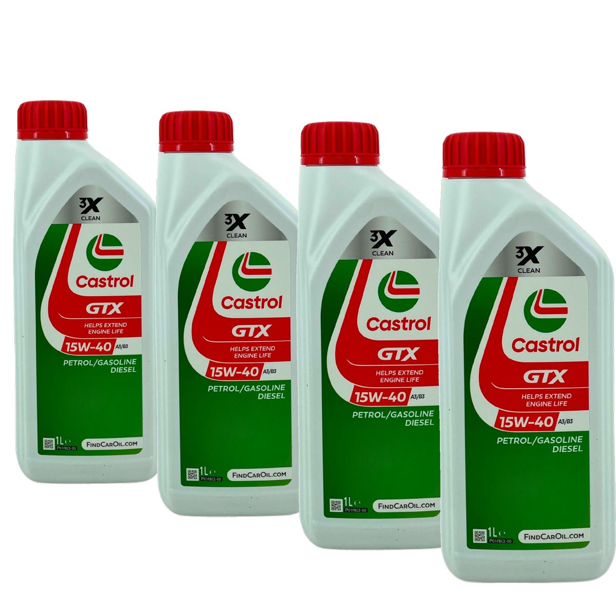 Castrol GTX 15W-40 A3/B3 4x1 Liter