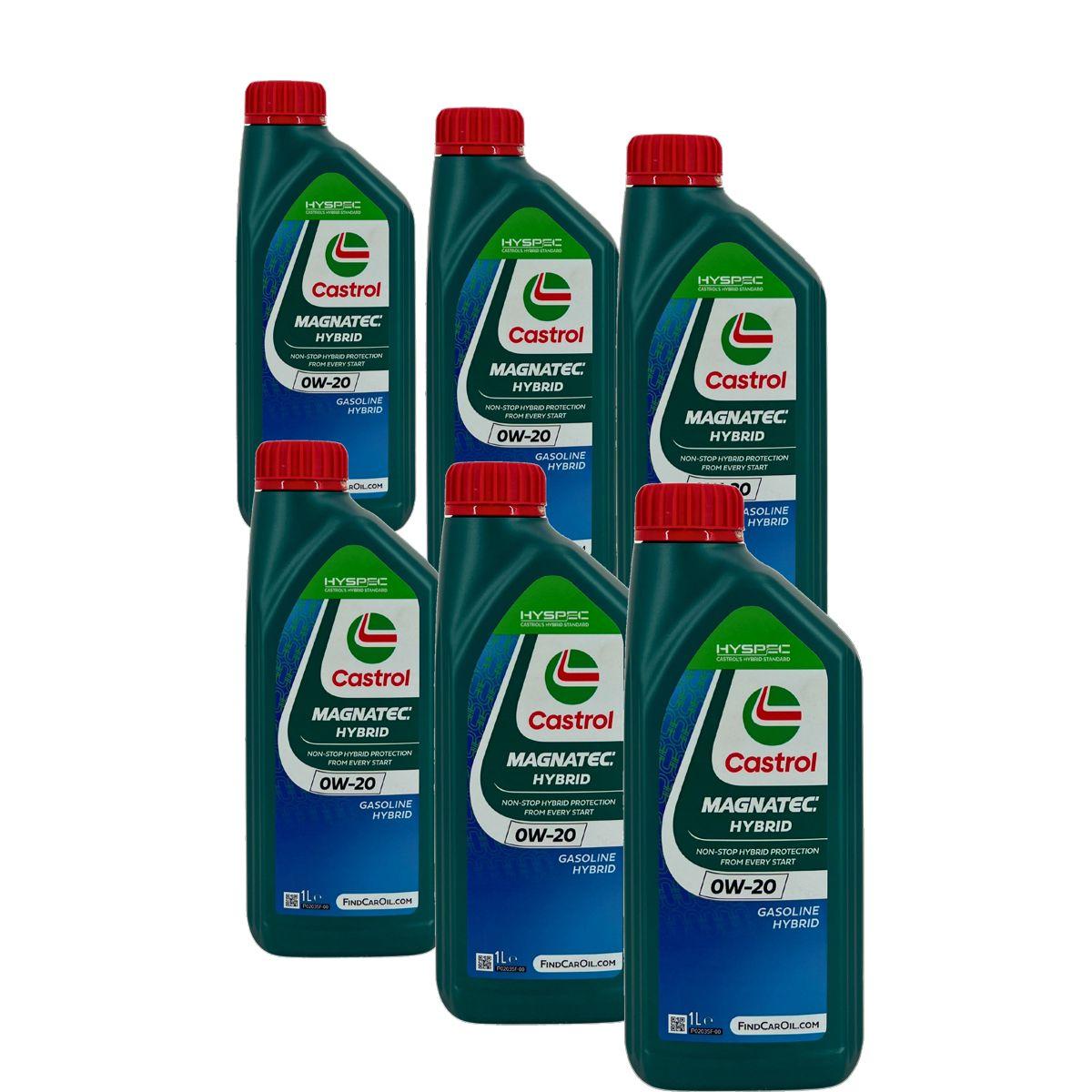 Castrol Magnatec Hybrid 0W-20 6x1 Liter