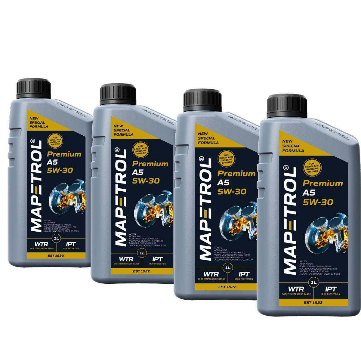 Mapetrol Premium A5 5W-30 4x1 Liter