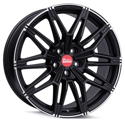 MAM WHEELS MAM B3N matt black lip polished 8.5Jx19 5x120 ET35