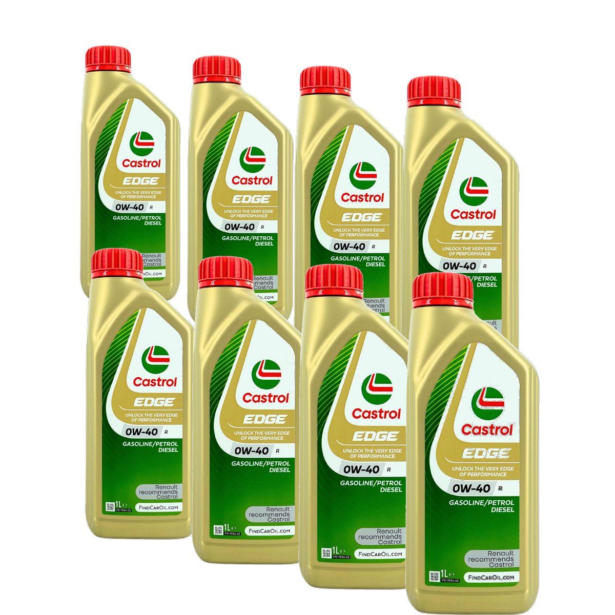 Castrol Edge 0W-40 R 8x1 Liter