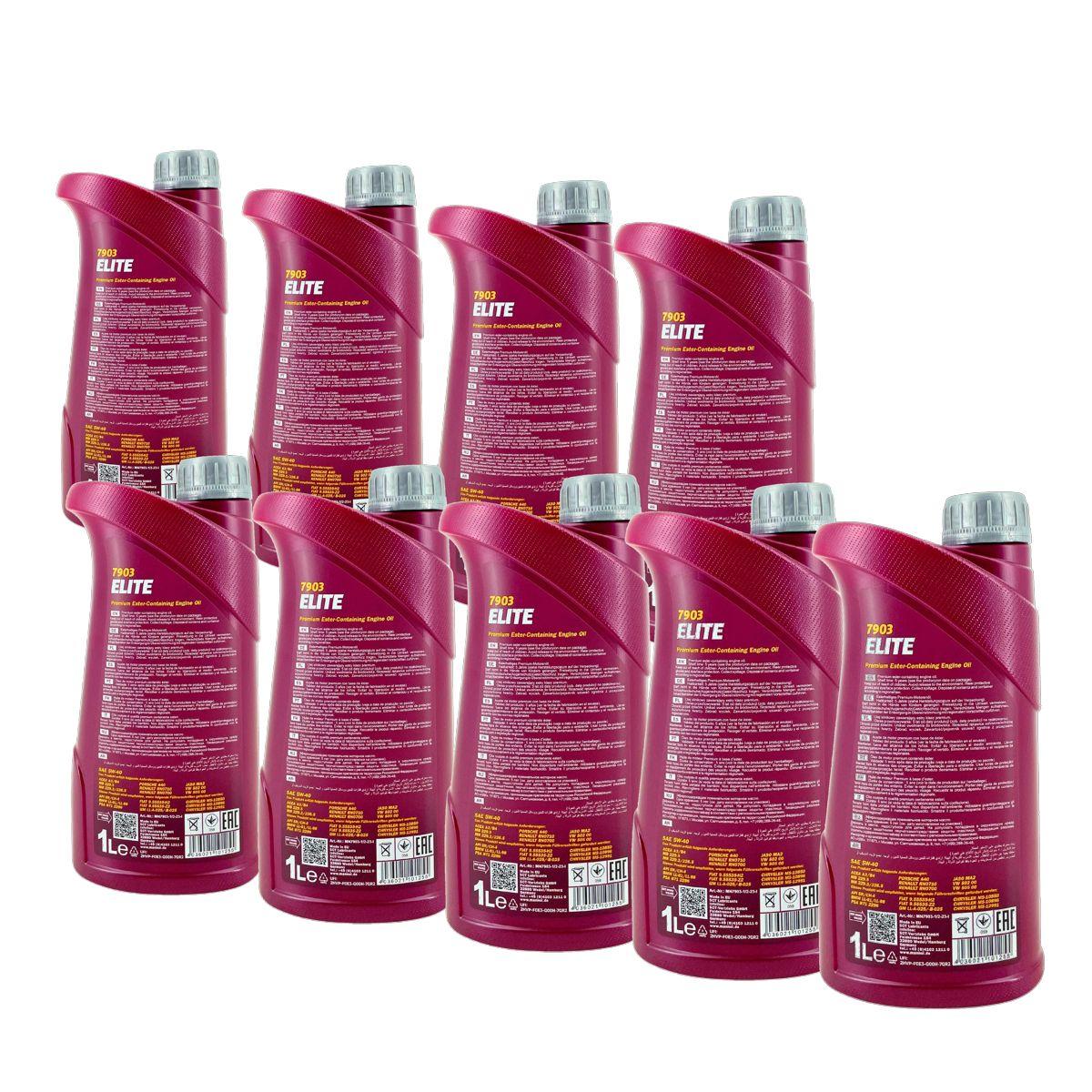 Mannol Elite 5W-40 9x1 Liter