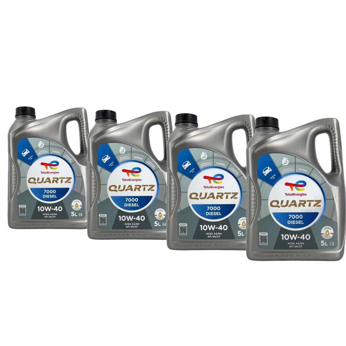 Total Quartz Diesel 7000 10W-40 4x5 Liter