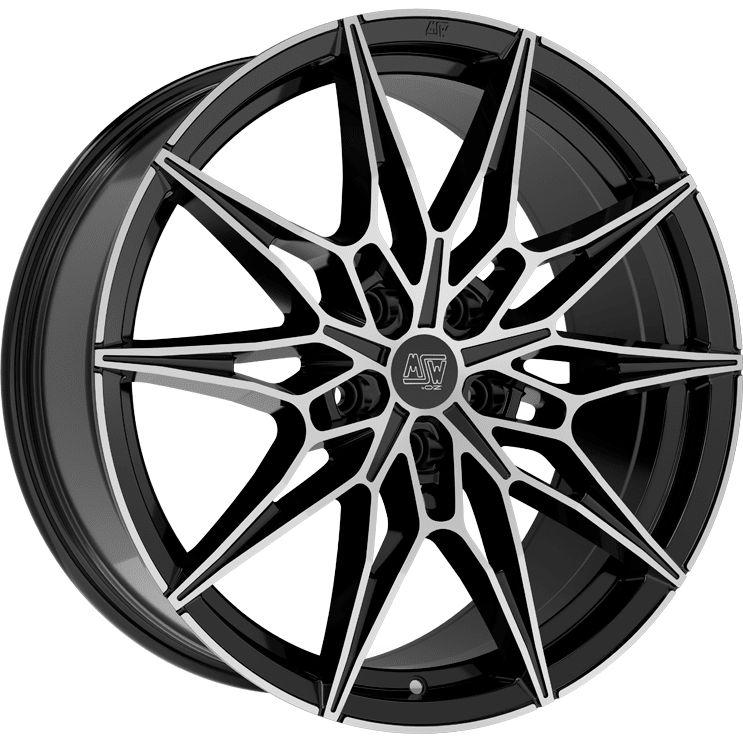 MSW (OZ) MSW 75 gloss black full polished 9.0Jx19 5x120 ET45