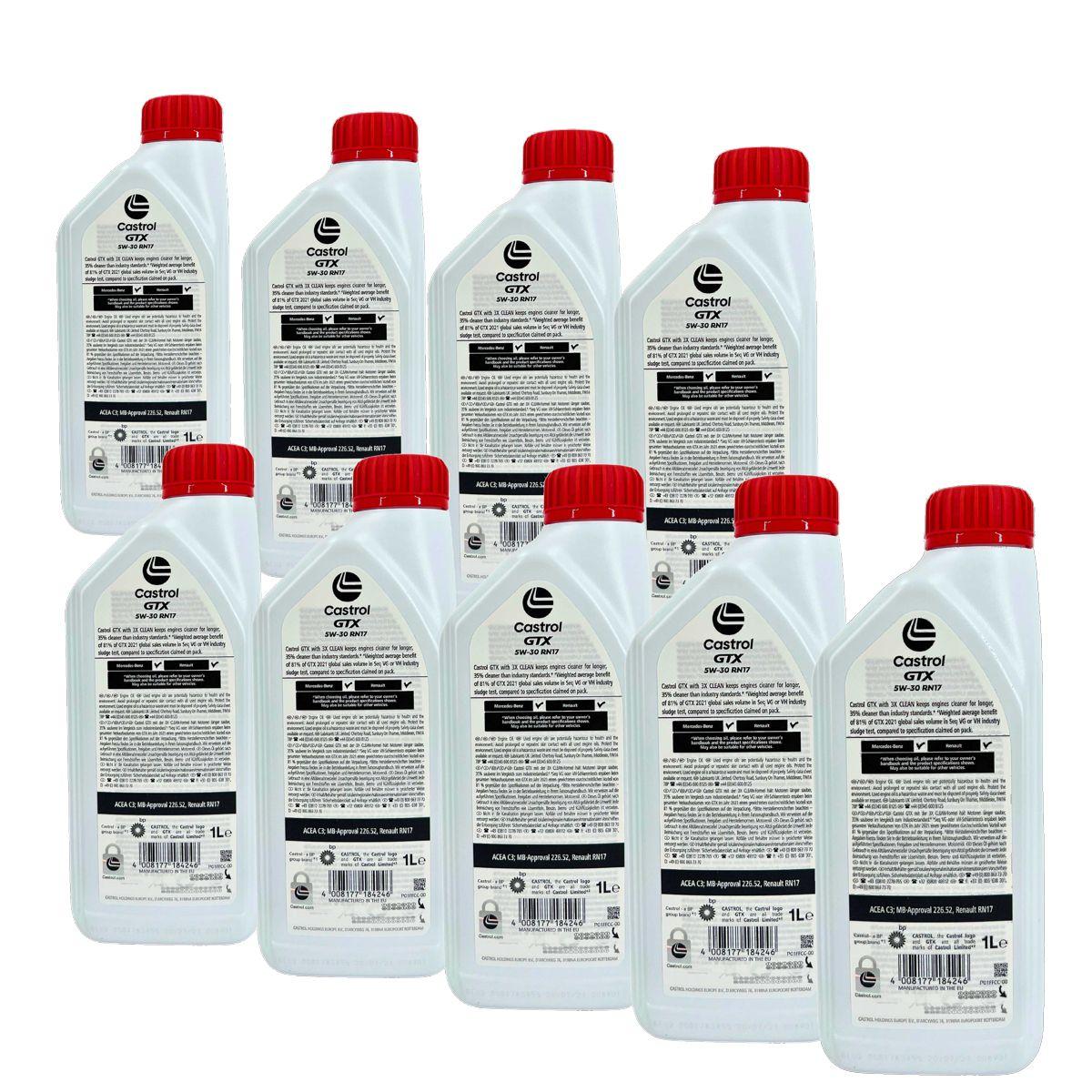 Castrol GTX 5W-30 RN17 9x1 Liter