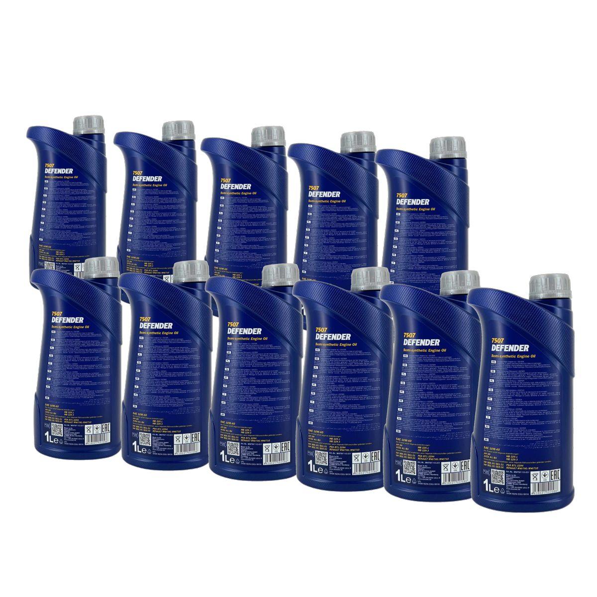 Mannol Defender 10W-40 11x1 Liter