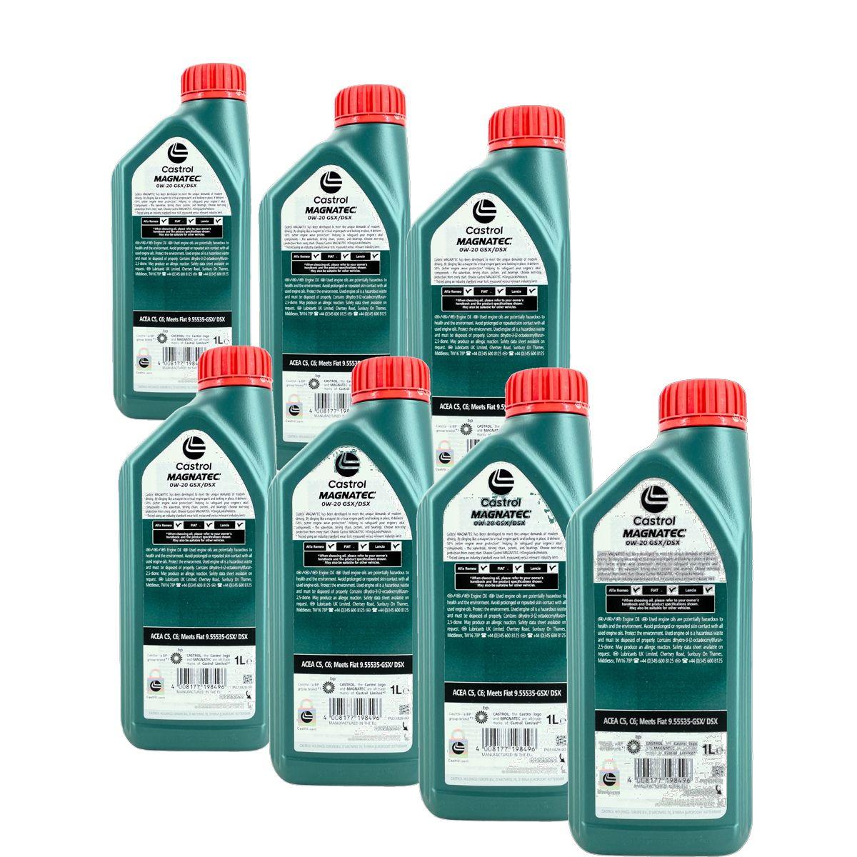Castrol Magnatec 0W-20 GSX/DSX 7x1 Liter