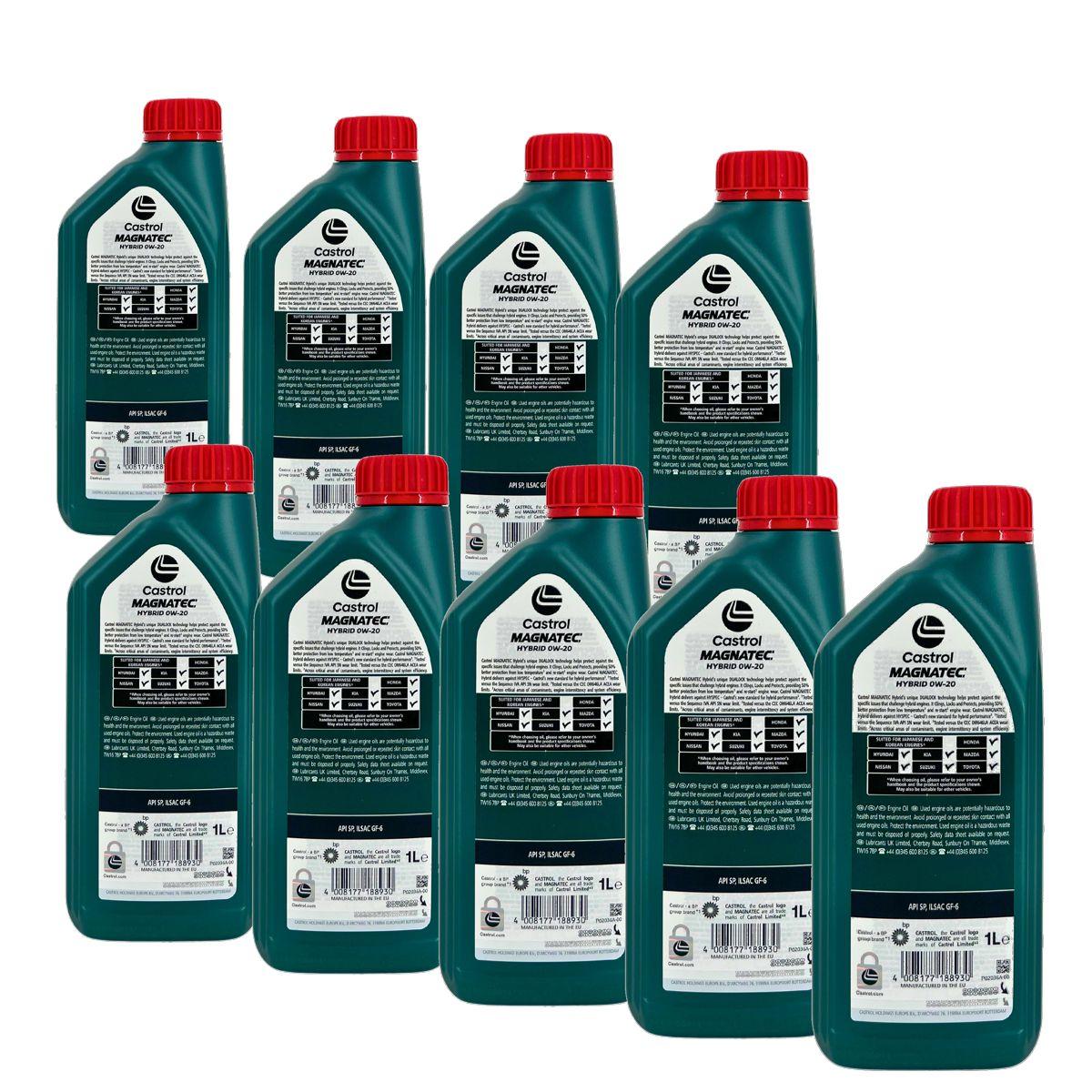 Castrol Magnatec Hybrid 0W-20 9x1 Liter