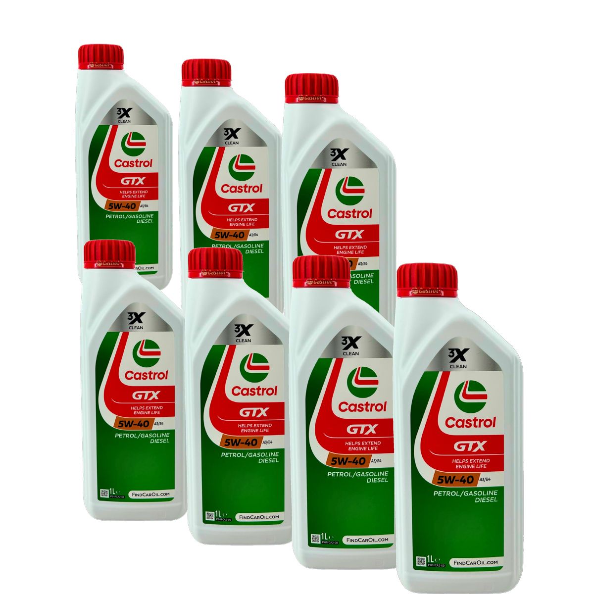 Castrol GTX 5W-40 A3/B4 7x1 Liter