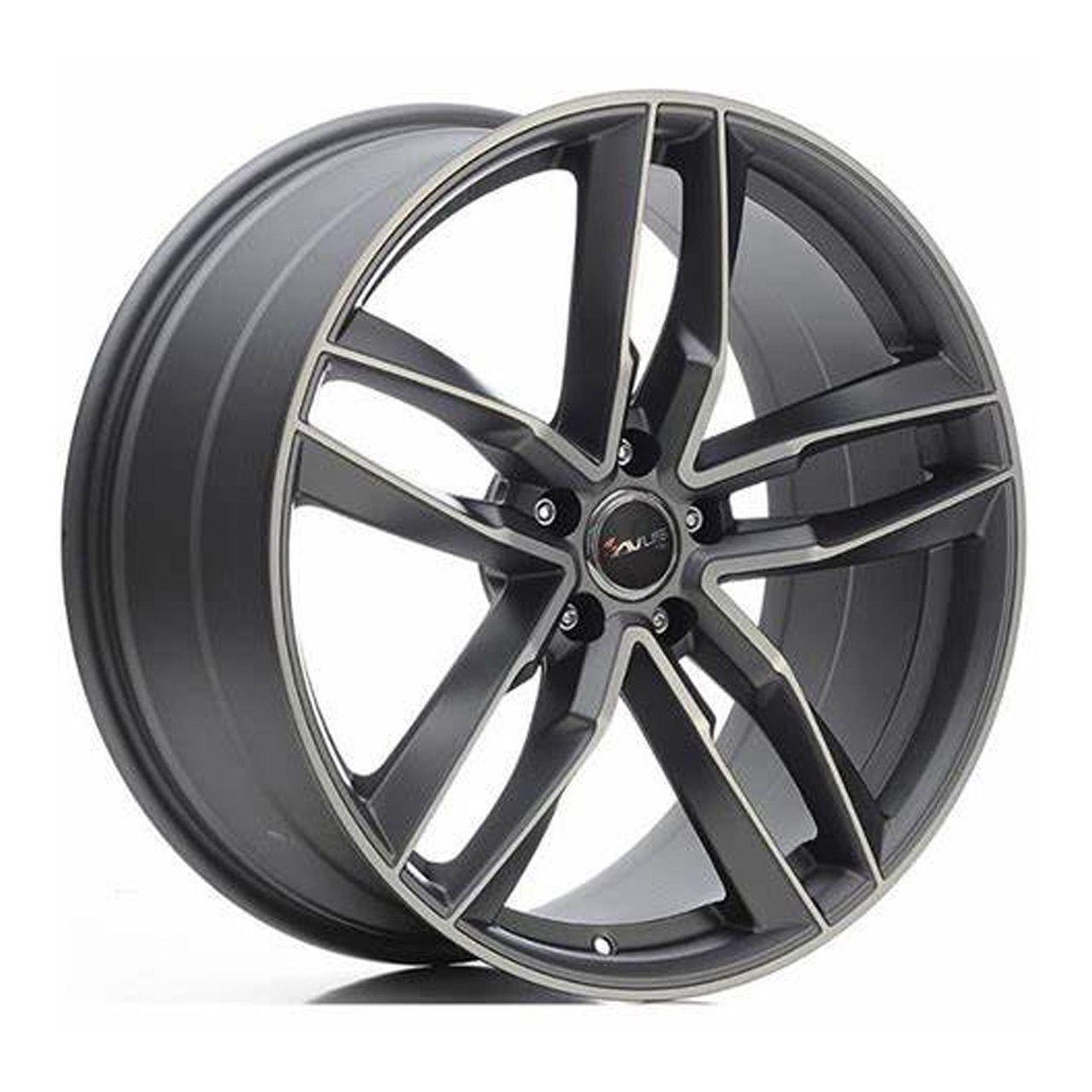 AVUS RACING AF16 matt anthracite polished 9.0Jx20 5x112 ET35