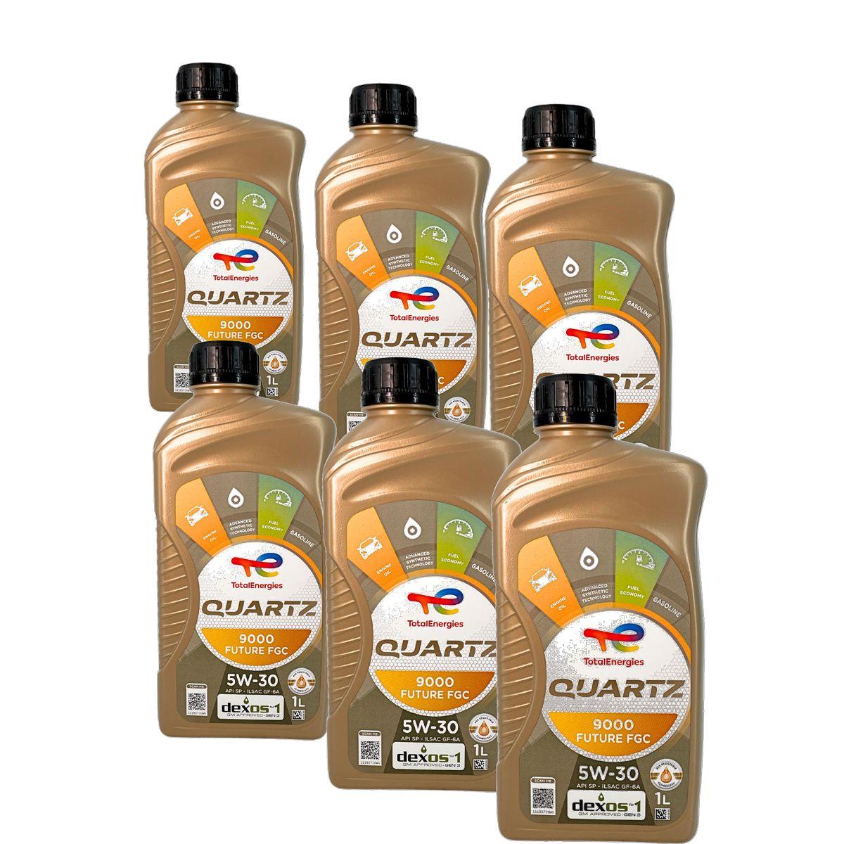 Total Quartz 9000 Future FGC 5W-30 6x1 Liter