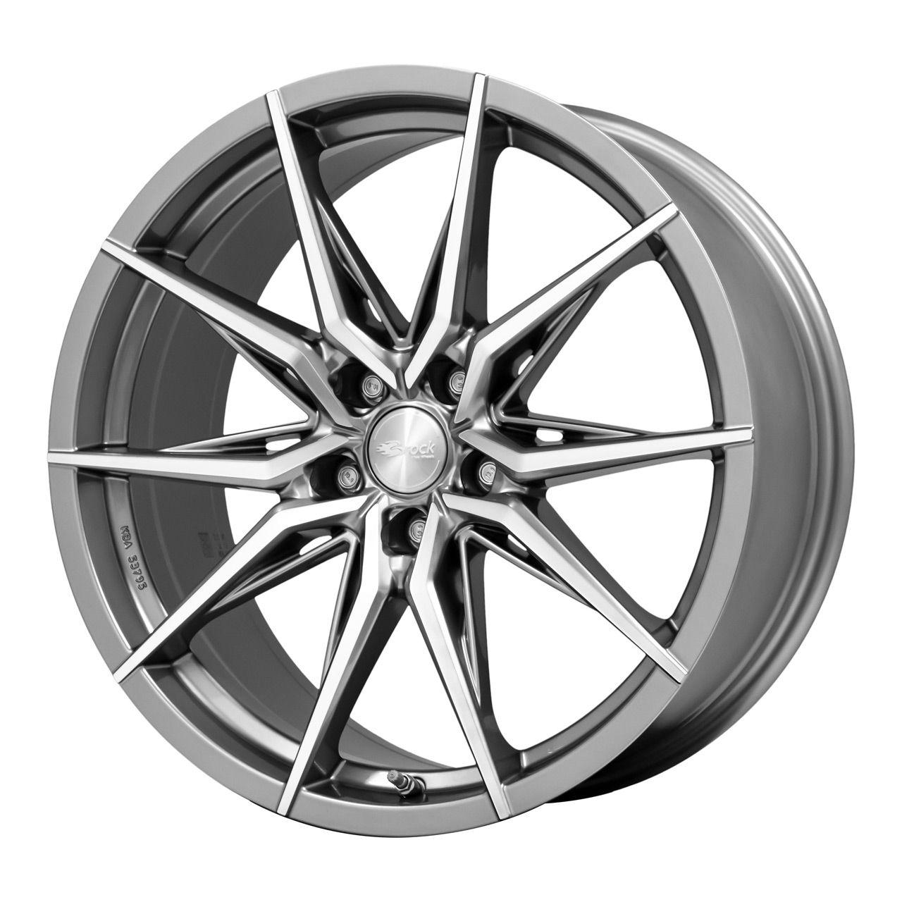 BROCK B42 ferric grey poliert (fgp) 8.0Jx18 5x108 ET42