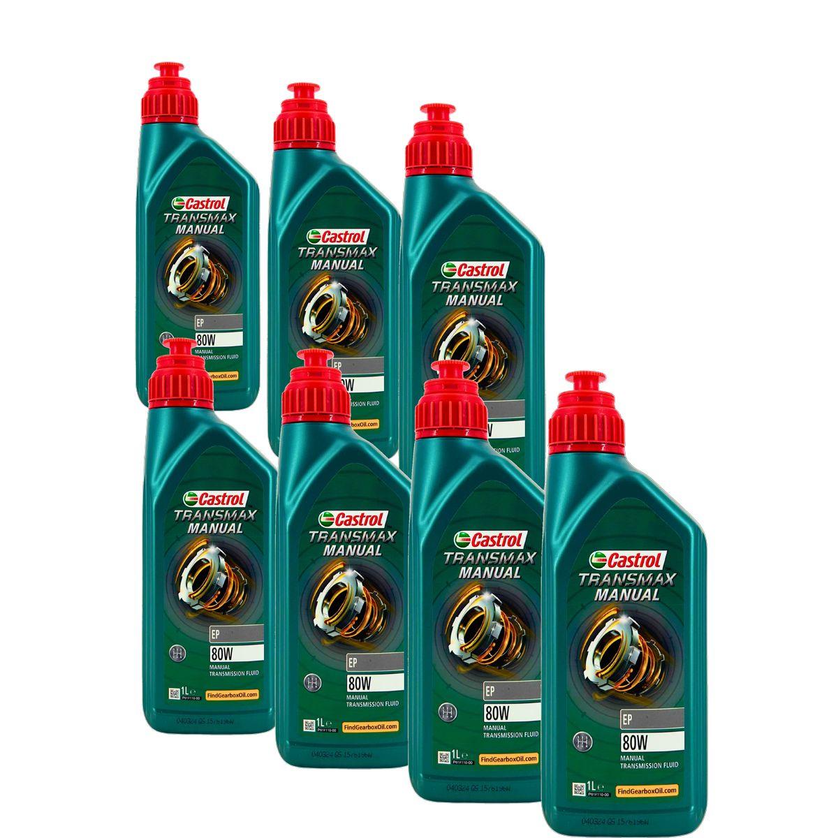 Castrol Transmax Manual EP 80W 7x1 Liter