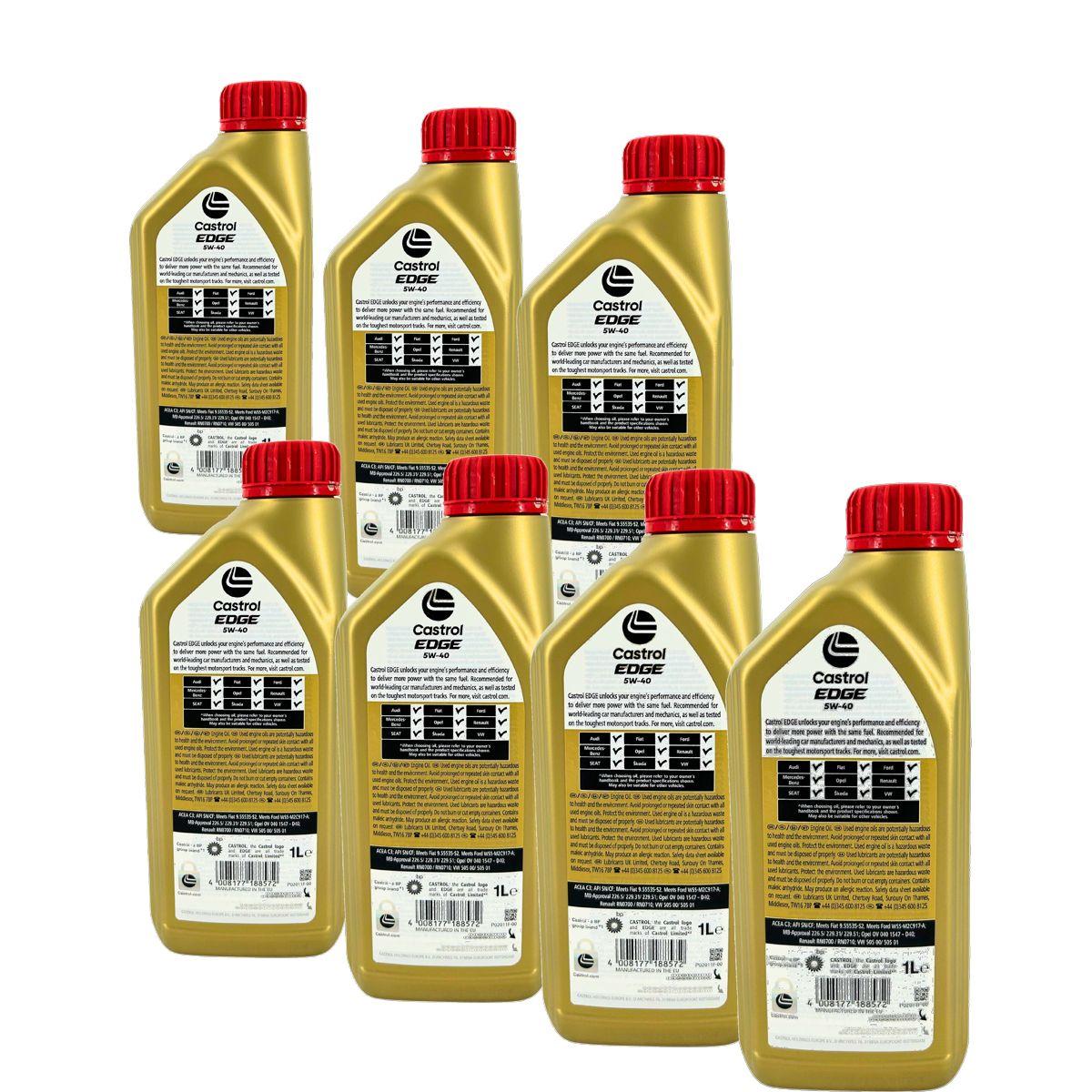 Castrol Edge 5W-40 7x1 Liter
