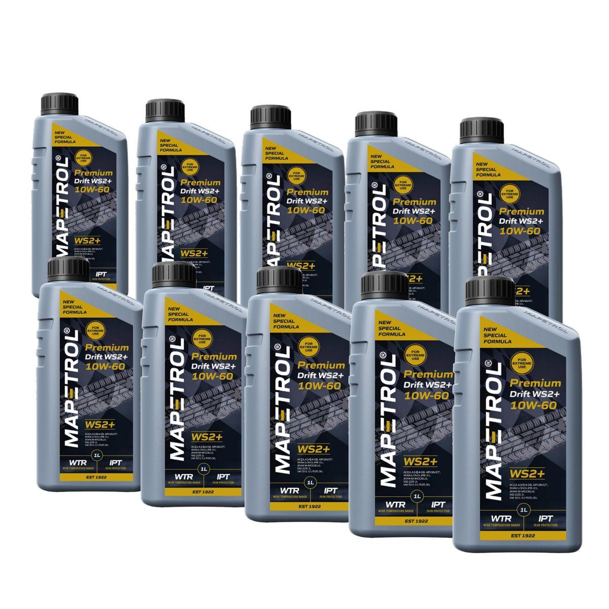 Mapetrol Premium Drift WS2+ 10W-60 10x1 Liter