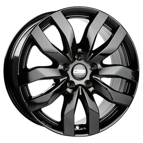 CMS C22-CBG complete black gloss 7.5Jx17 5x112 ET27