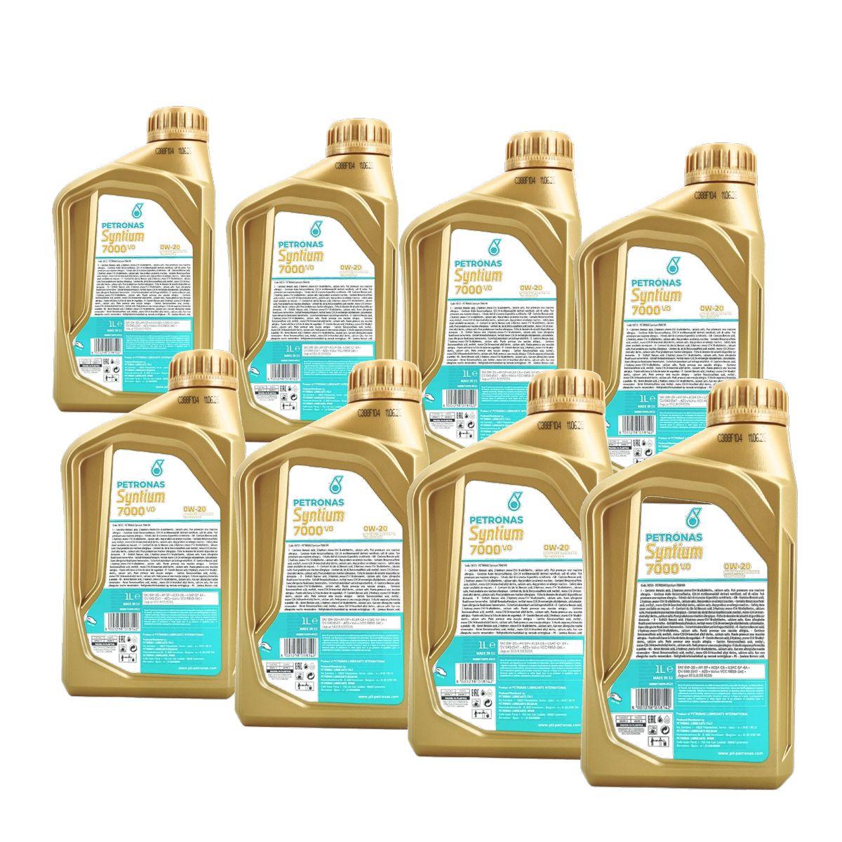 Petronas Syntium 7000 VO 0W-20 8x1 Liter