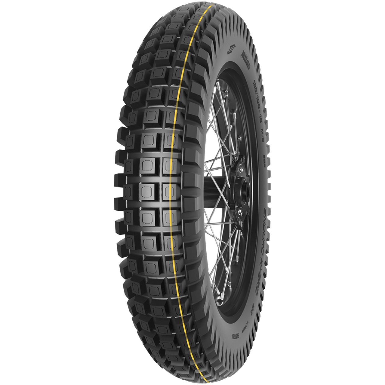 MITAS 120/100 - 18 M/C TL/TT 68P ENDURO HYBRID SUPER LIGHT (GREEN) M+S (IND)