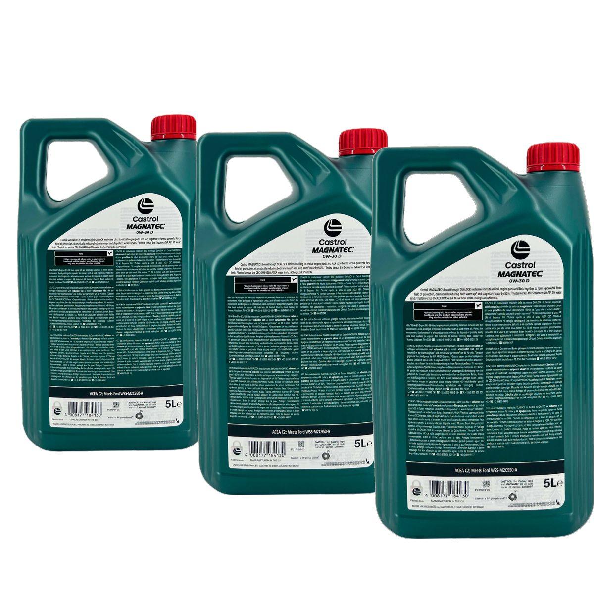 Castrol Magnatec 0W-30 D  3x5 Liter