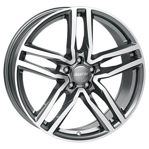 ALUTEC IKENU 5-LOCH graphit frontpoliert 8.0Jx18 5x108 ET45