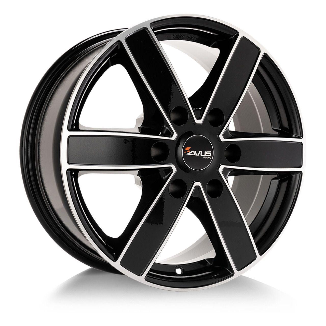 AVUS RACING AC-V61 black polished 6.5Jx16 6x120 ET50